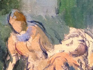 Ceacutezanne, detail of The Bathers, Art Institute of Chicago