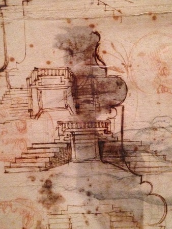 Michelangelo, Stairs for a Library