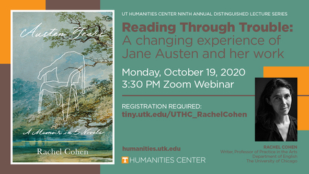 Distinguished Virtual Public Lecture Oct 19th UT Humanities Center
