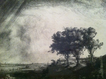 Rembrandt Three Trees