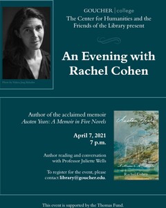 An Evening with Rachel Cohen